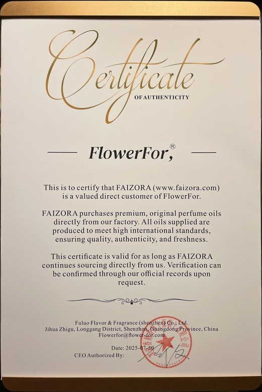 Quality Certificate